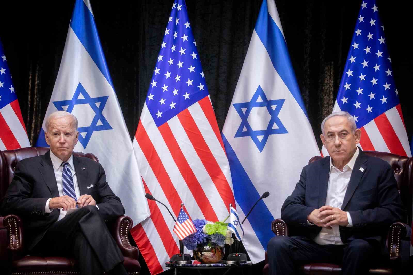 İsrail Başbakanı Binyamin Netanyhu, ABD Başkanı Joe Biden ile yaptığı