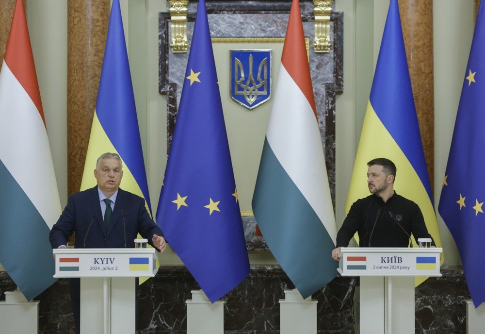 Macaristan Başbakanı Viktor Orban, Kiev ziyaretinde Ukrayna Devlet Başkanı Vladimir
