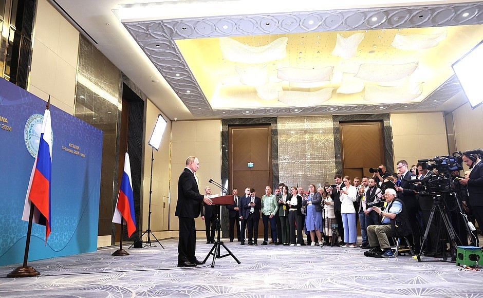 Rusya Devlet Başkanı Vladimir Putin, Şanghay İşbirliği Örgütü (ŞİÖ) 24’üncü