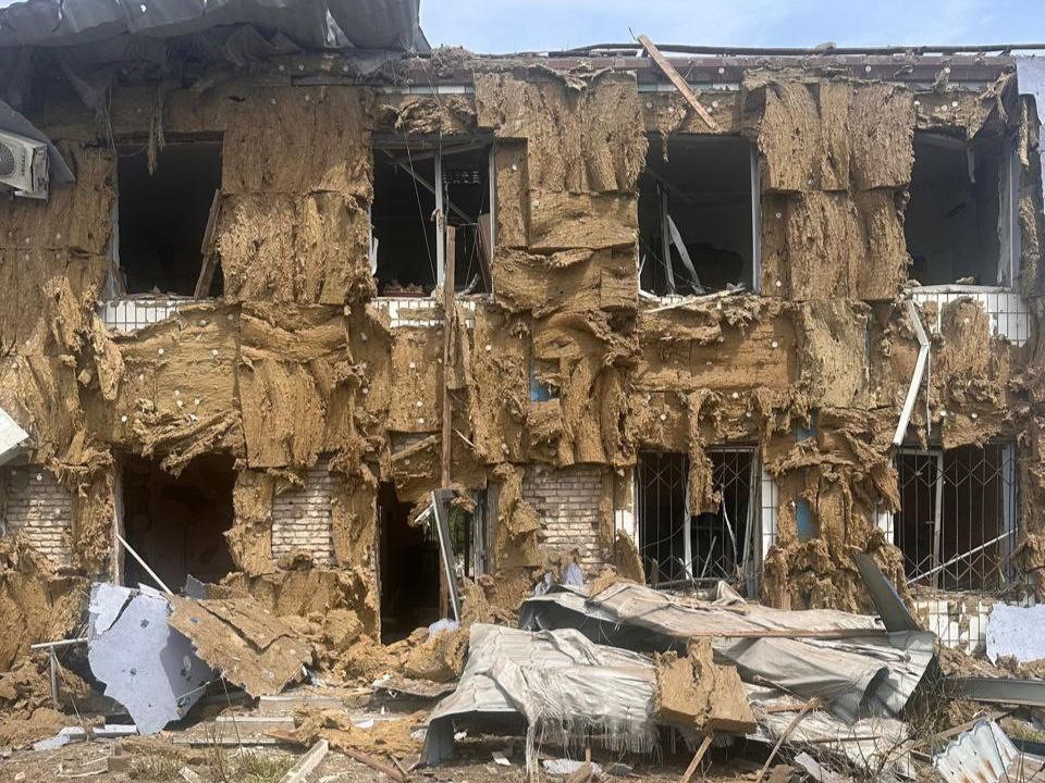 Rus güçlerinin Ukrayna’nın Donestk bölgesinde yer alan Selydove şehrinde düzenlediği