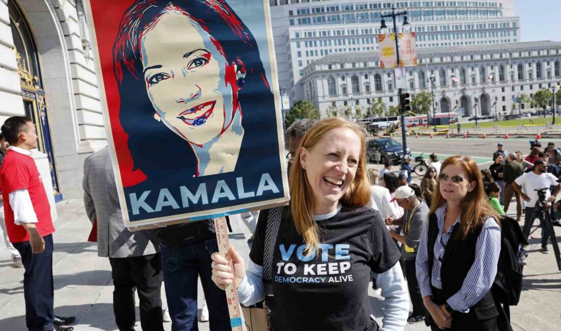 SON SEÇİM ANKETİNE GÖRE KAMALA HARRİS AZ FARKLA TRUMP’IN ÖNÜNDE