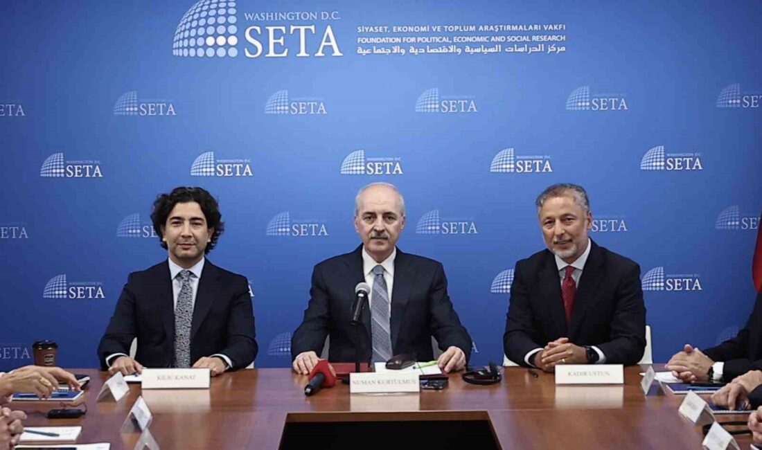 TBMM Başkanı Numan Kurtulmuş, ABD’deki düşünce kuruluşlarının temsilcileriyle yaptığı görüşmede,