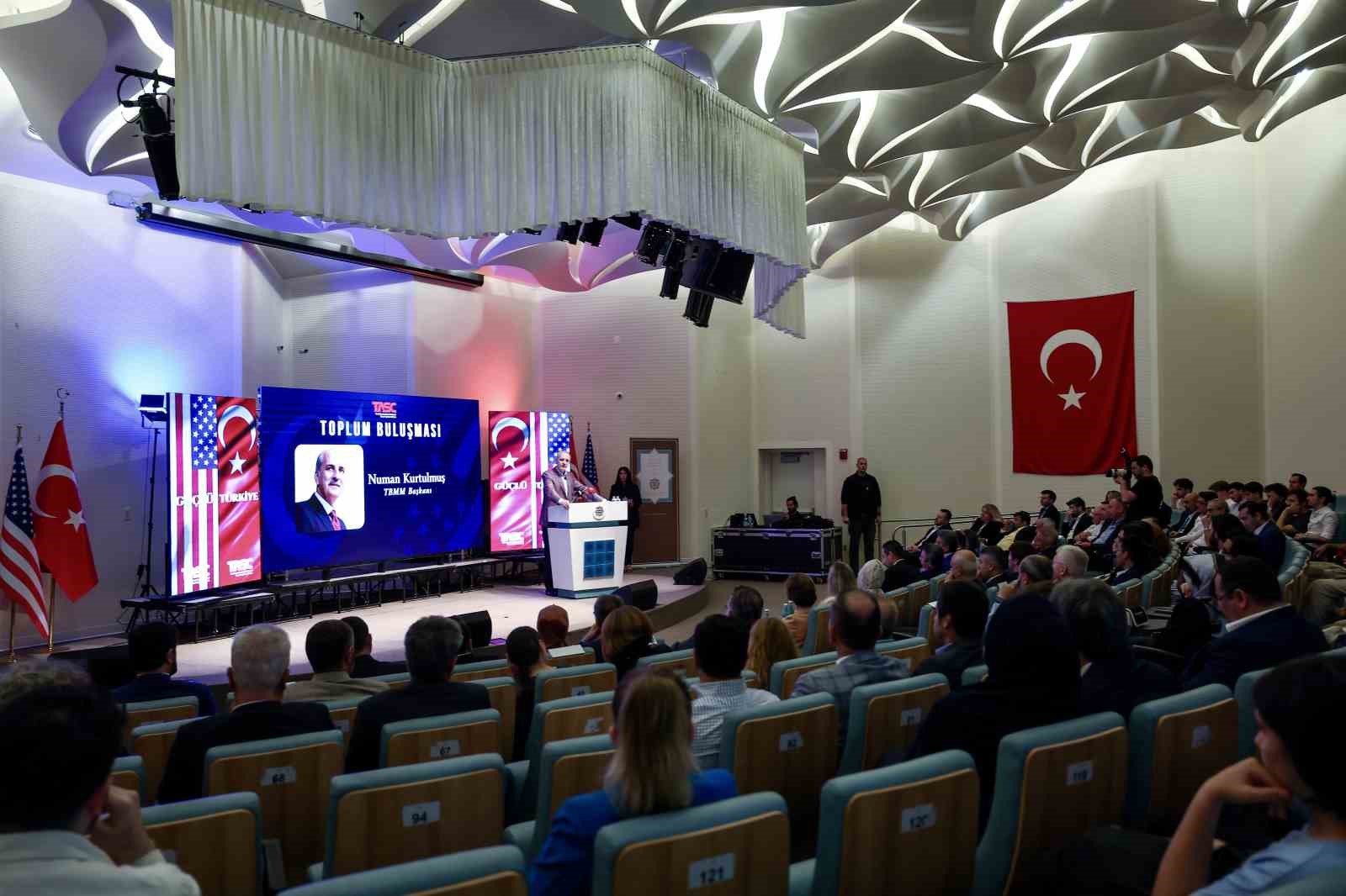 TBMM Başkanı Numan Kurtulmuş, “Güçlü Türkiye, güçlü toplum anlayışıyla önümüzdeki