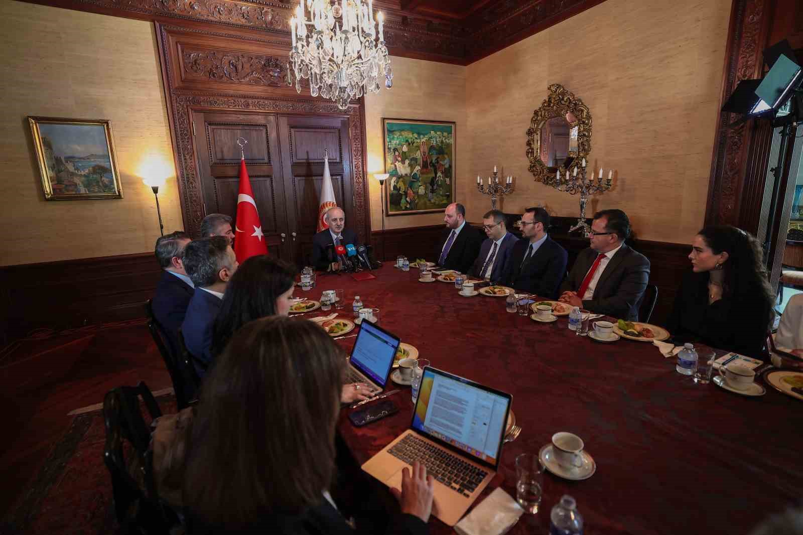 TBMM Başkanı Numan Kurtulmuş, “F-16 meselesi olumlu bir gelişmedir. Türkiye’nin