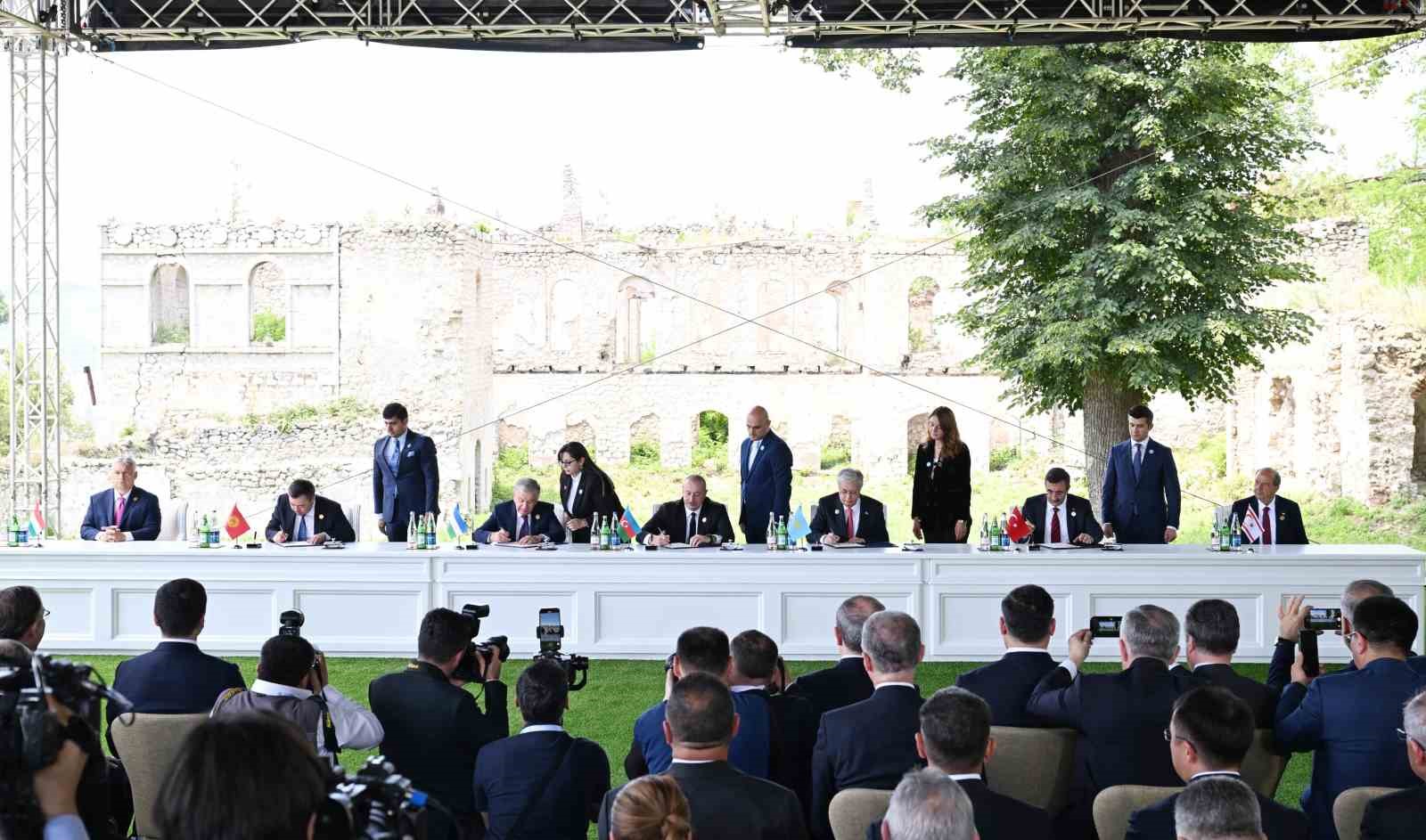 Azerbaycan’ın Şuşa şehrinde düzenlenen Türk Devletleri Teşkilatı (TDT) Devlet Başkanları