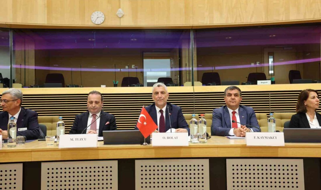 Ticaret Bakanı Ömer Bolat, Brüksel’de düzenlenen ilk Türkiye-AB Yüksek Düzeyli