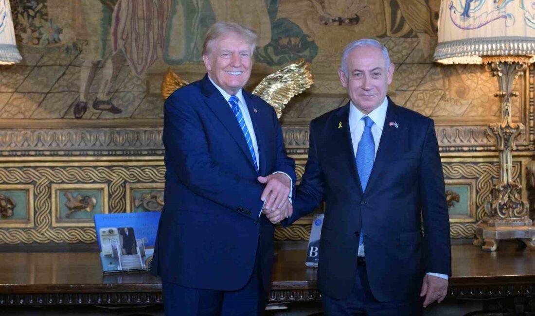 ABD’nin eski Başkanı Donald Trump, İsrail Başbakanı Binyamin Netanyahu ile