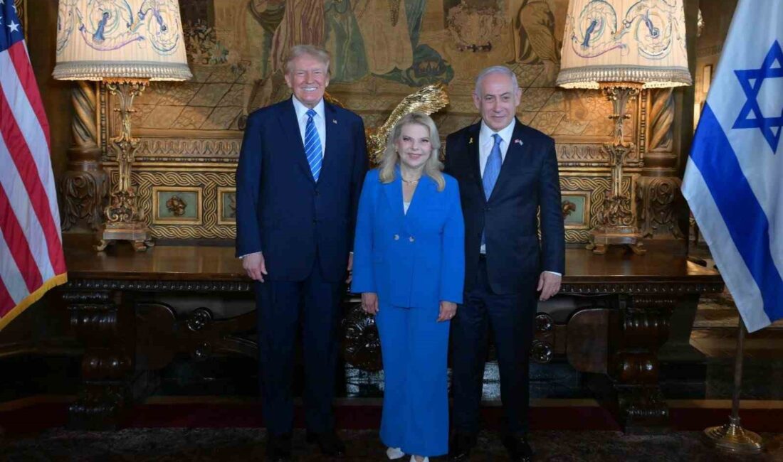 ABD’nin eski Başkanı Donald Trump, Florida’da İsrail Başbakanı Binyamin Netanyahu