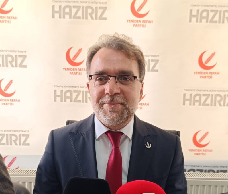 Yeniden Refah Partisi Teşkilattan Sorumlu Genel Başkan Yardımcısı Nurettin Gül,