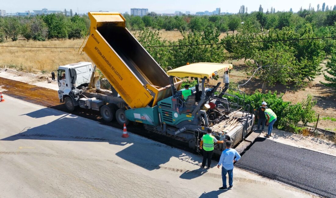 Afyonkarahisar Belediyesi, vatandaşlara güvenli ve konforlu bir trafik ağı oluşturma