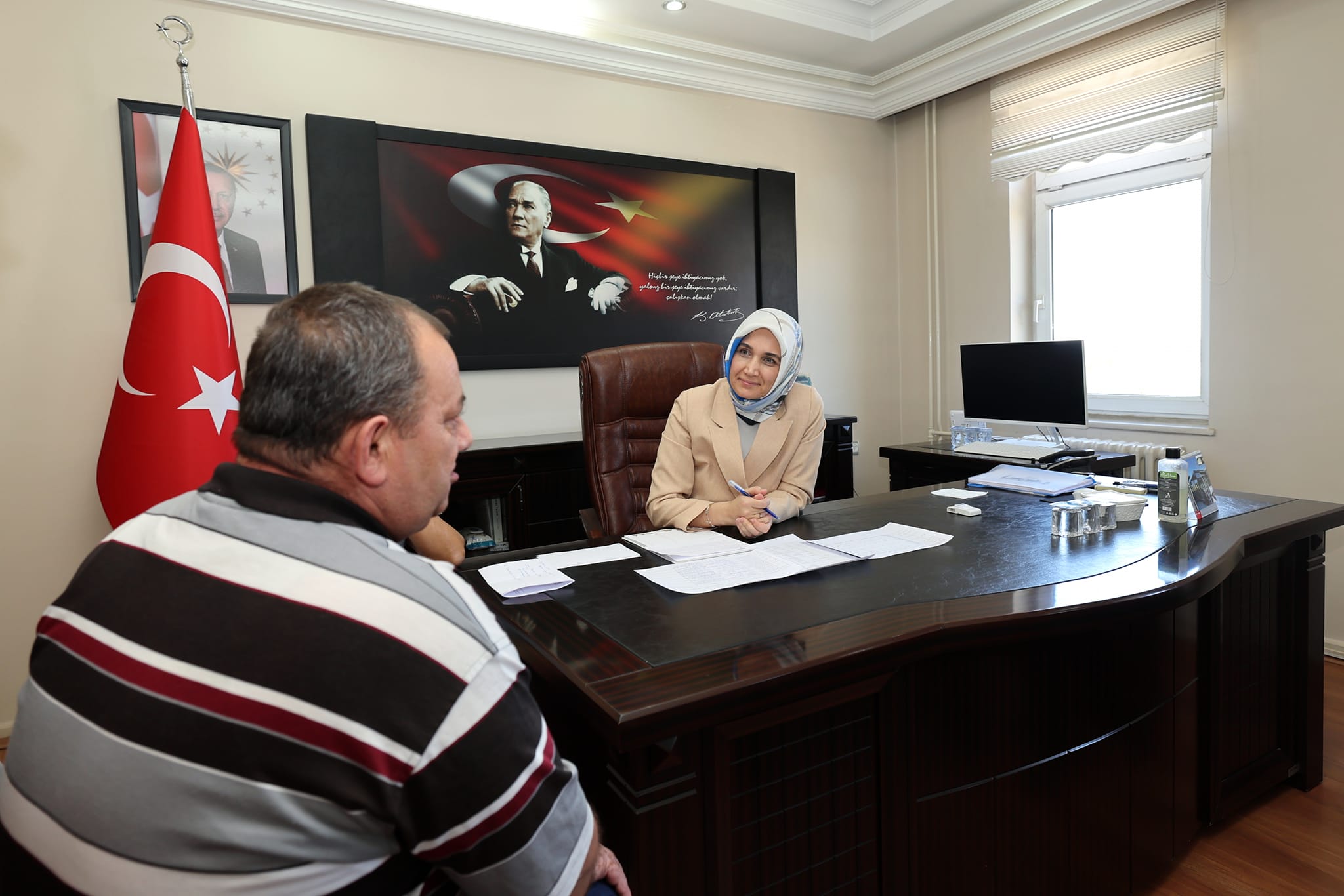 Afyonkarahisar Valisi Kübra Güran Yiğitbaşı, Başmakçı ve Dazkırı ilçelerinde temaslarda