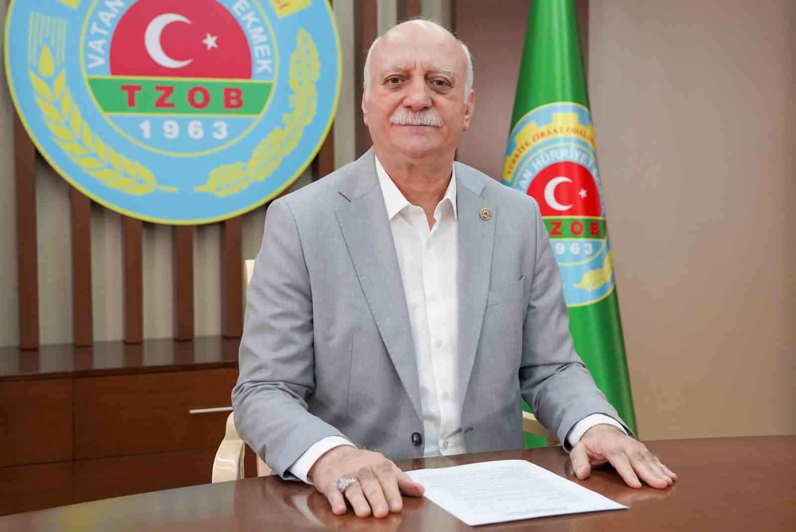 Türkiye Ziraat Odaları Birliği (TZOB) Genel Başkanı Şemsi Bayraktar, “Temmuz