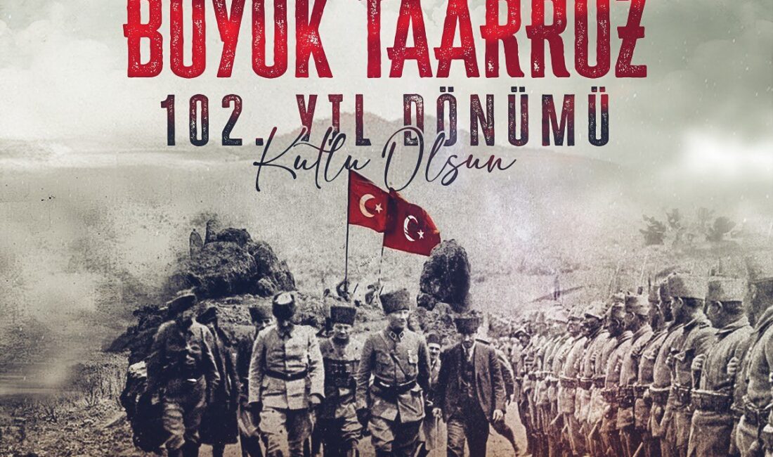 Türkiye Cumhurbaşkanı Yardımcısı Cevdet Yılmaz’dan Büyük Taarruz’un 102. Yıl Dönümü Mesajı Türkiye Cumhurbaşkanı Yardımcısı Cevdet Yılmaz, Büyük Taarruz’un 102. yıl dönümünde