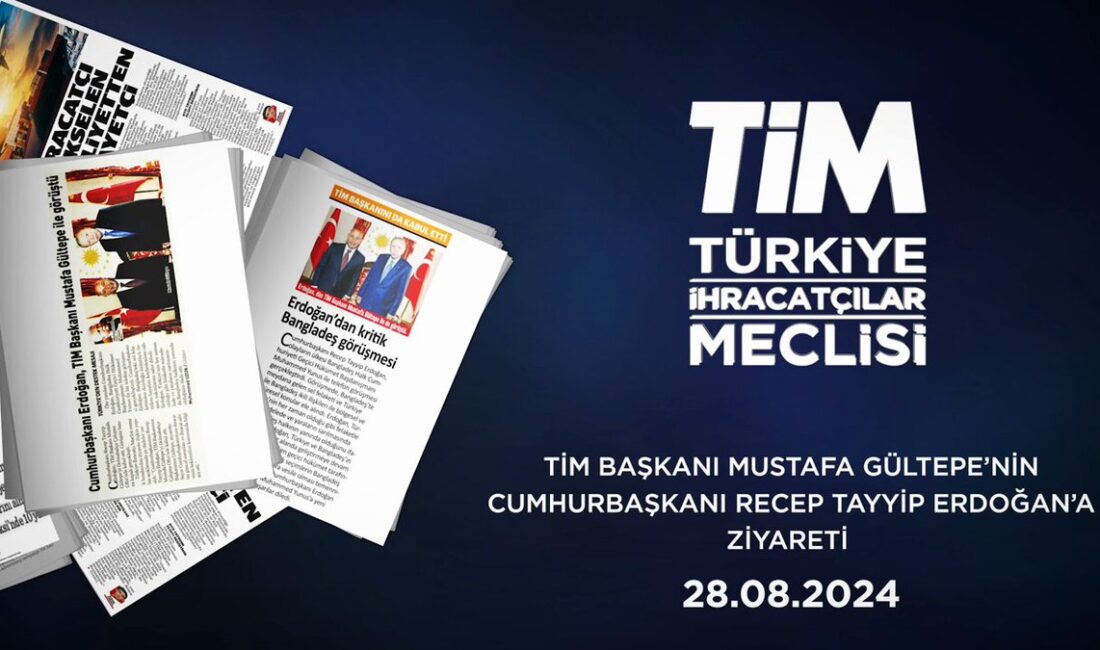 TİM Başkanı Mustafa Gültepe, Cumhurbaşkanı Erdoğan ile Görüştü Türkiye İhracatçılar Meclisi (TİM) Başkanı Mustafa Gültepe, Cumhurbaşkanı Recep Tayyip