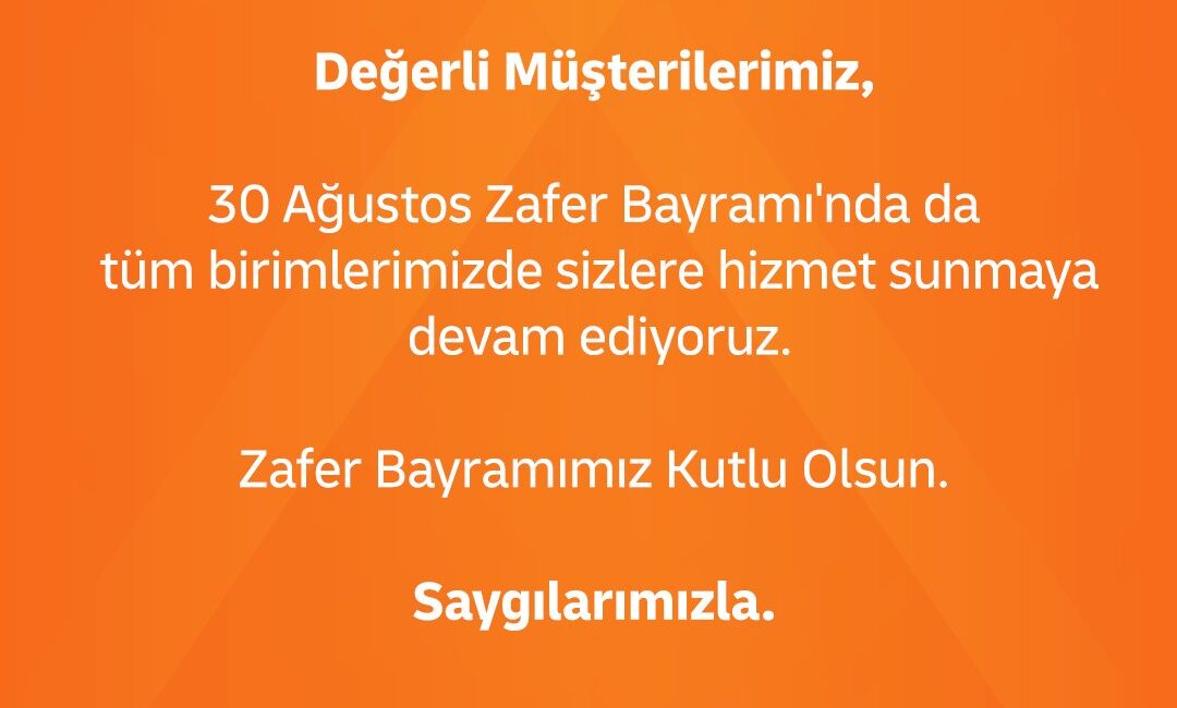 MNG Kargo, 30 Ağustos Zafer Bayramı’nda tüm birimlerinde hizmet vermeye