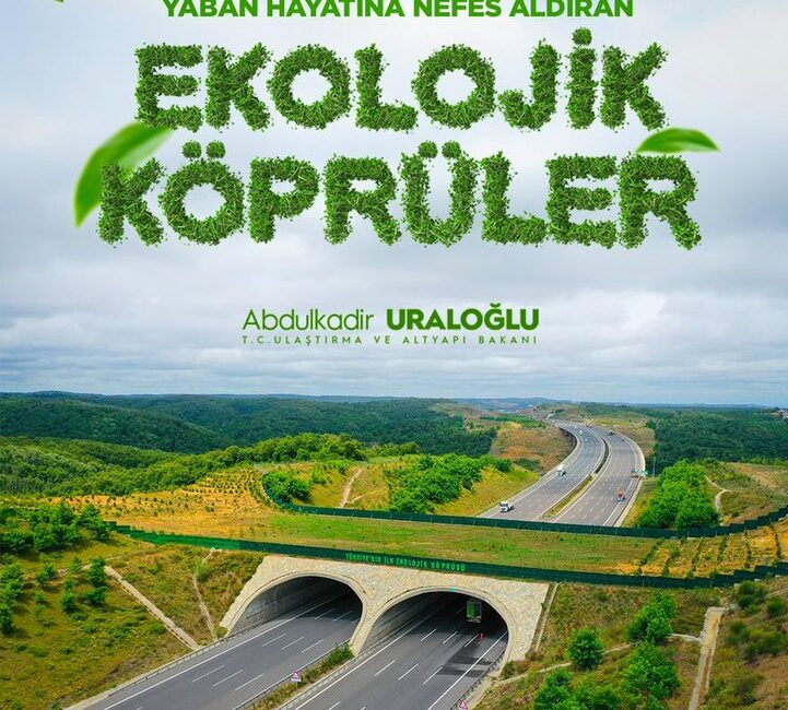 Ulaştırma ve Altyapı Bakanı Abdulkadir Uraloğlu, Türkiye’deki ekolojik köprü projeleri
