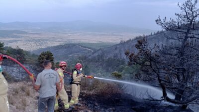 AKUT Arama Kurtarma Derneği Afyonkarahisar ekibi gönüllüleri olarak orman yangınları