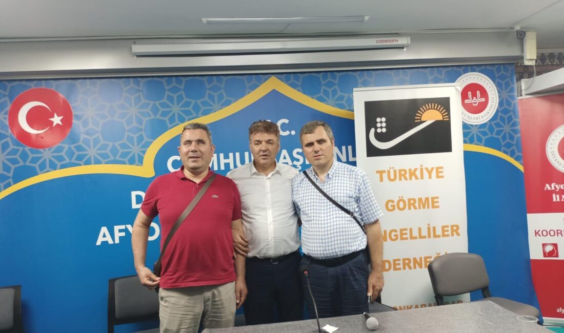 Türkiye Görme Engelliler Derneği Afyonkarahisar Şubesi’nin 1.kuruluş yıldönümü dolayısıyla Afyonkarahisar’da