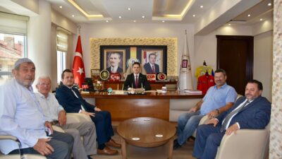 Dazkırı ilçesinde temaslarda bulunan Saadet Partisi İl Başkanı Beytullah Karataş,