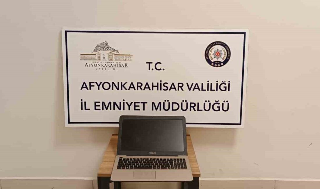 Afyonkarahisar’da girdiği 3 işyerinden hırsızlık yapan şahıs polisin takibi sonrası