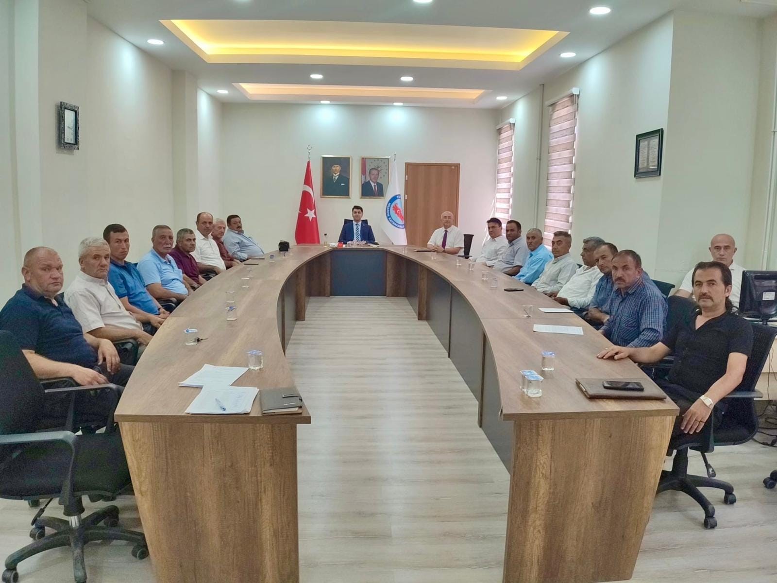 Kütahya’nın Hisarcık ilçesinde Kaymakam Muhammet Samet Bahar başkanlığında yapılan toplantıda