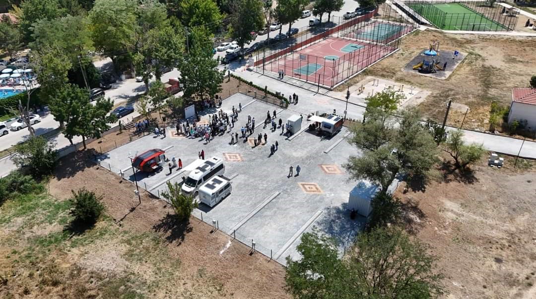 Kütahya Belediyesi tarafından Yoncalı Mesire Alanı içerisine yapılan Yoncalı Karavan