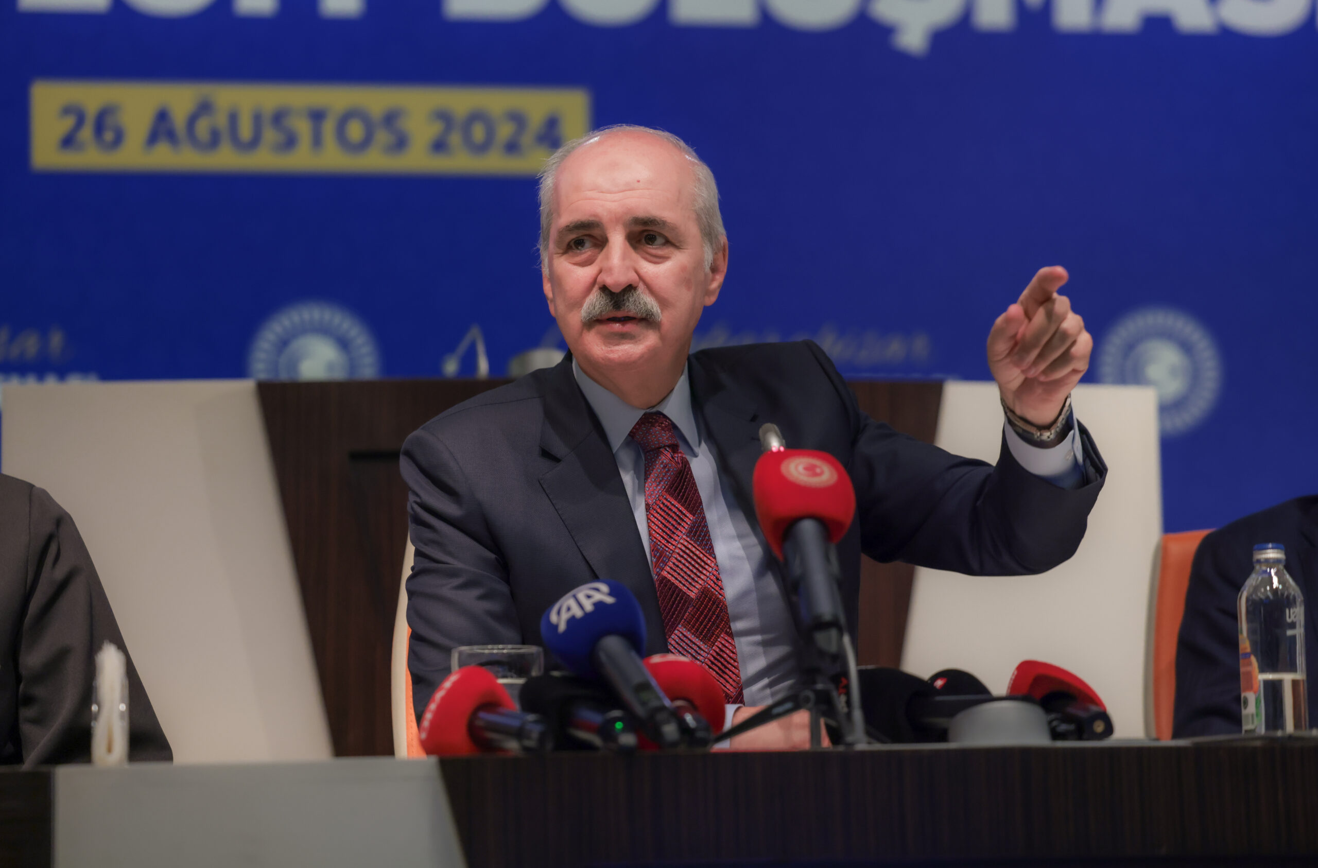 Türkiye Büyük Millet Meclisi (TBMM) Başkanı Numan Kurtulmuş, Türk milletinin