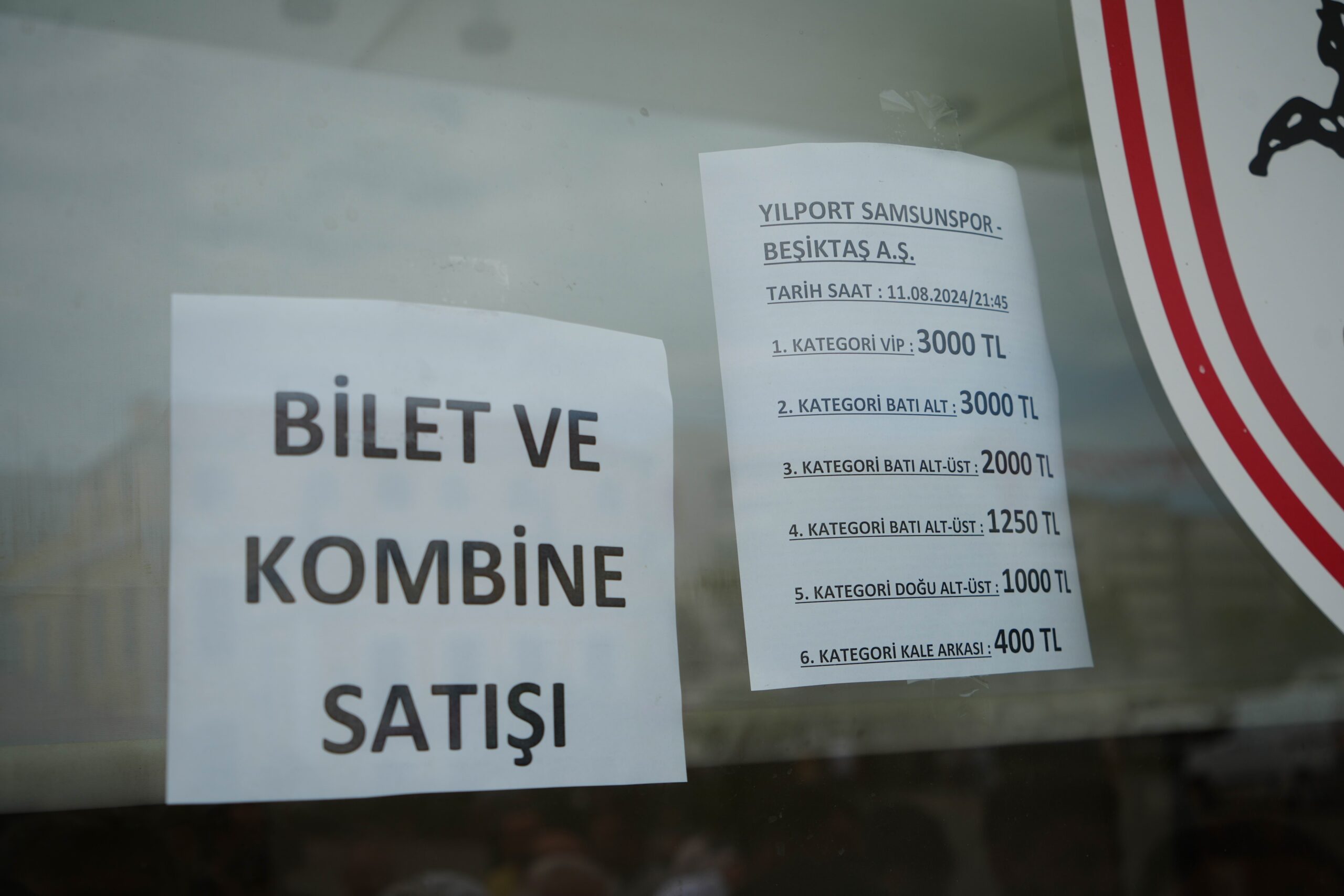Trendyol Süper Lig’in 1. haftasında oynanacak Samsunspor-Beşiktaş maçının biletleri, satışa