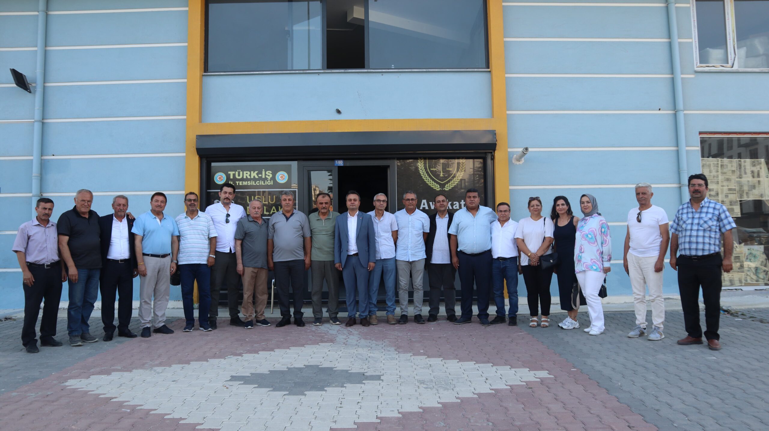 Cumhuriyet Halk Partisi İl Başkanı Faruk Duha Erhan ve il