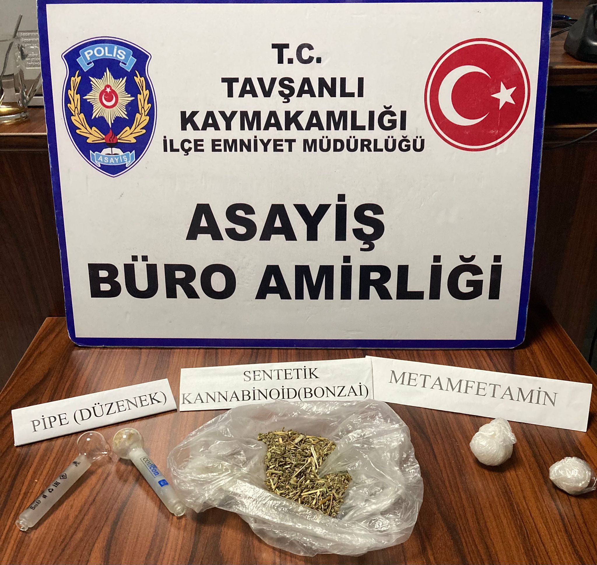 Kütahya Narkotik Suçlarla Mücadele Şube Müdürlüğü ve Tavşanlı İlçe Emniyet
