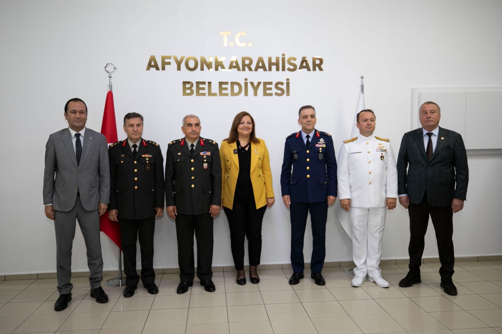 Büyük Taarruz’un 102. yıldönümü kutlamaları kapsamında, Afyonkarahisar Belediye Başkanı Burcu