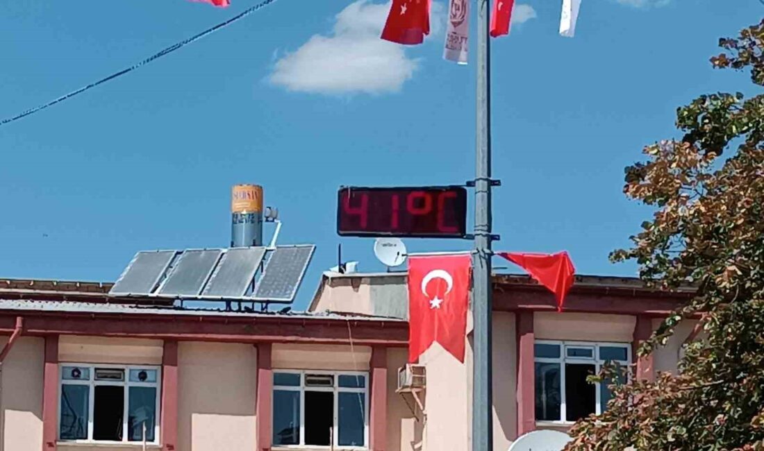 Hava sıcaklığının yükseldiği Afyonkarahisar’da termometreler 41 dereceyi gösterdi. Afyonkarahisar’ın Şuhut