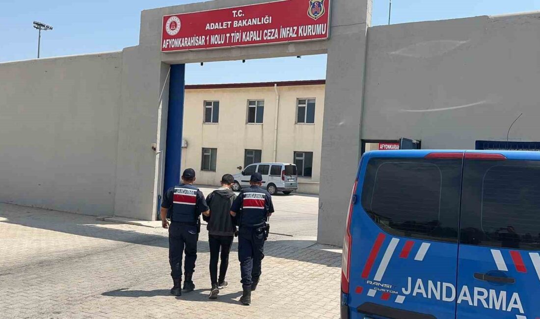 Afyonkarahisar’da hırsızlık suçundan 7 yıl 4 ay kesinleşmiş hapis cezası