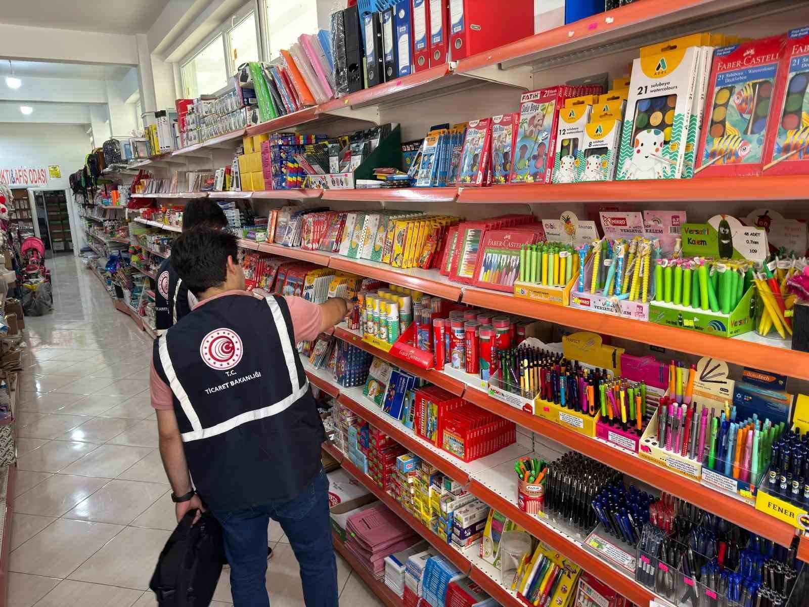 AFYONKARAHİSR'DA KIRTASİYELER DENETLENDİ