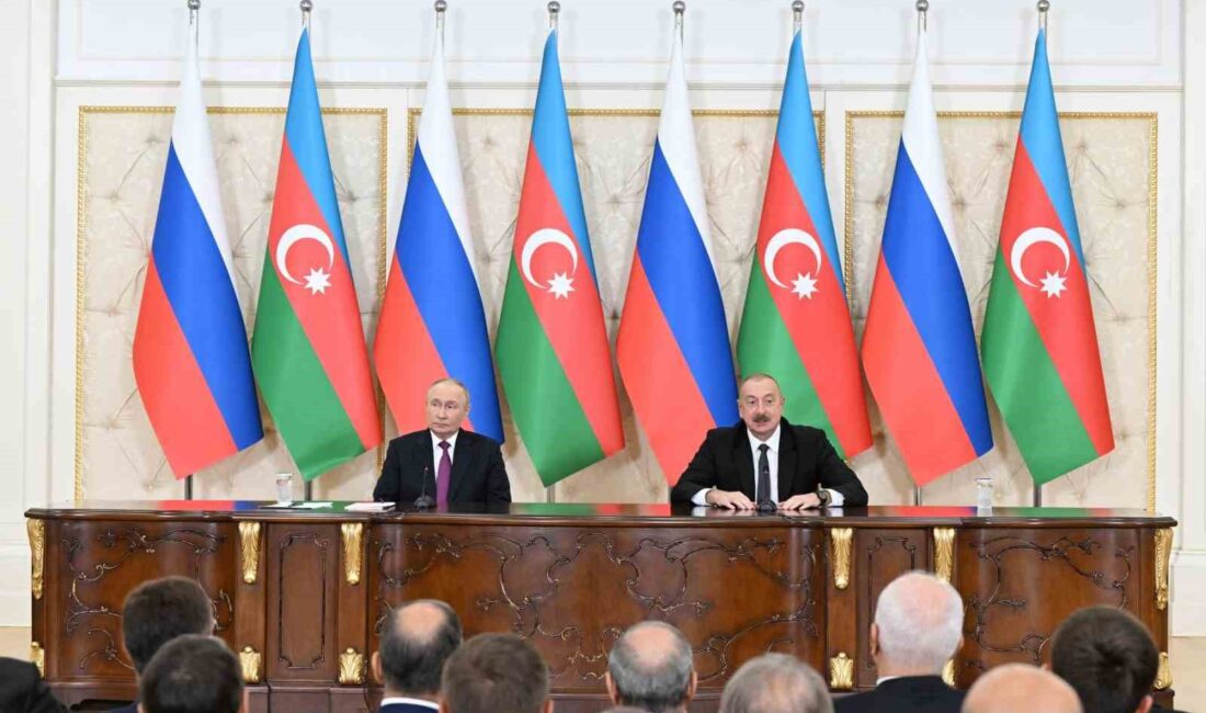 Azerbaycan Cumhurbaşkanı İlham Aliyev, Rusya Devlet Başkanı Vladimir Putin ile