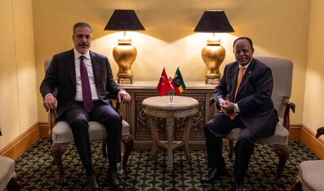 Dışişleri Bakanı Hakan Fidan, resmi temaslarda bulunmak üzere geldiği Addis