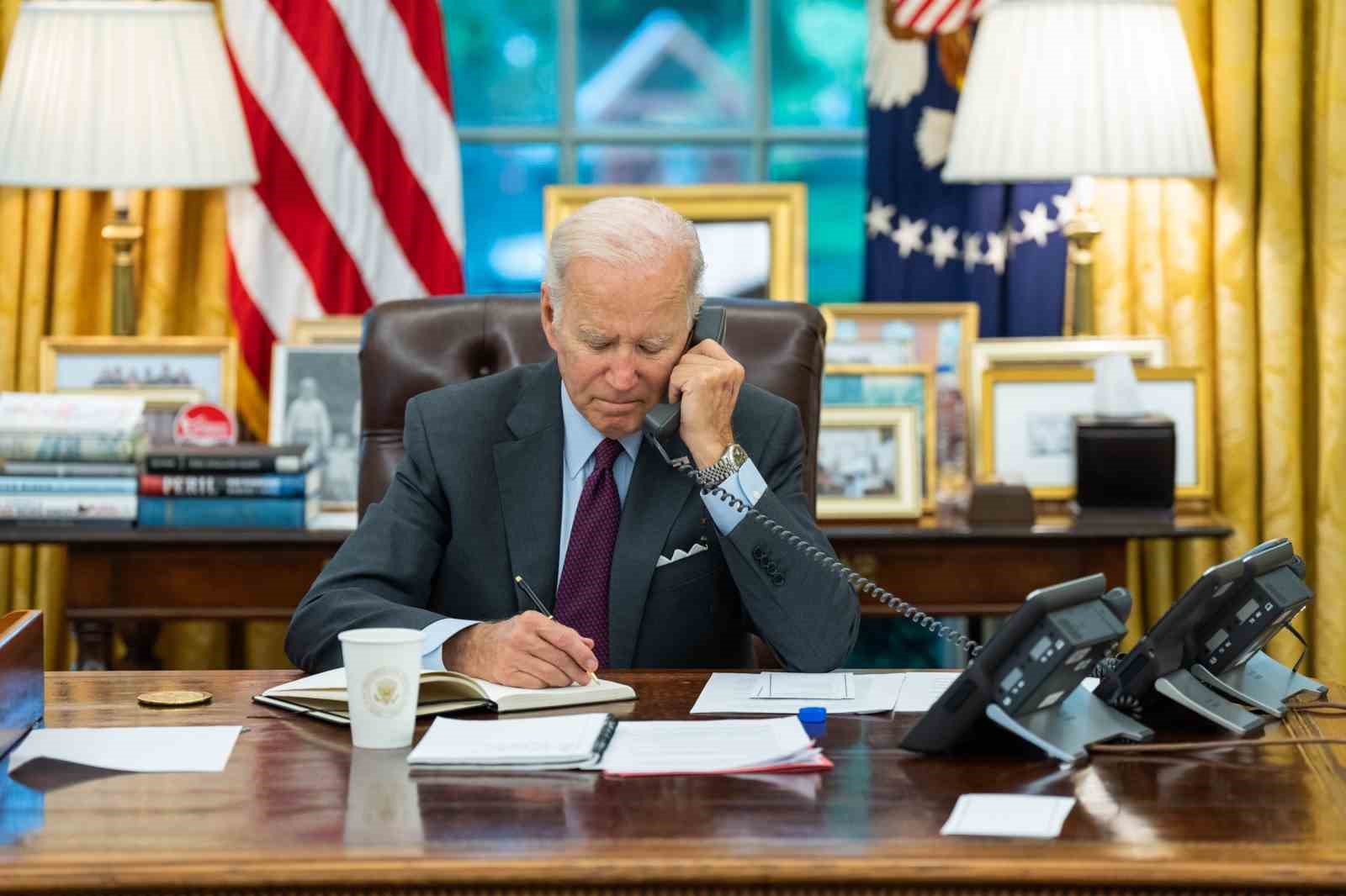 ABD Başkanı Joe Biden, Mısır Cumhurbaşkanı Abdulfettah es-Sisi ve Katar