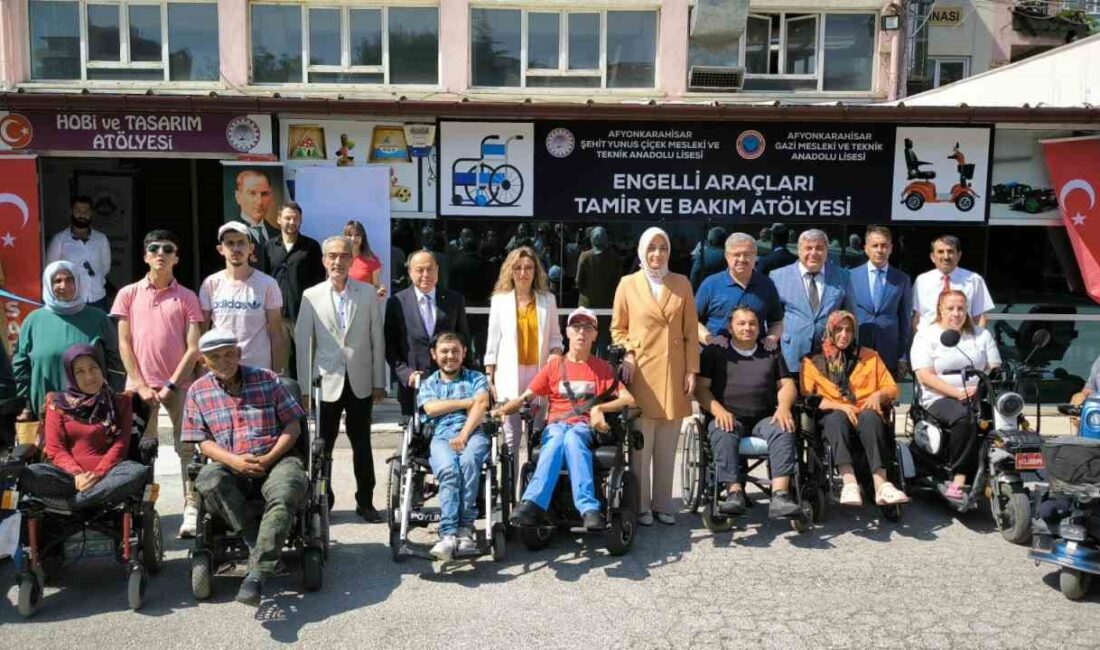 Afyonkarahisar’da bir ilke imza atılarak engellilerin araçlarının bakım ve onarımlarının