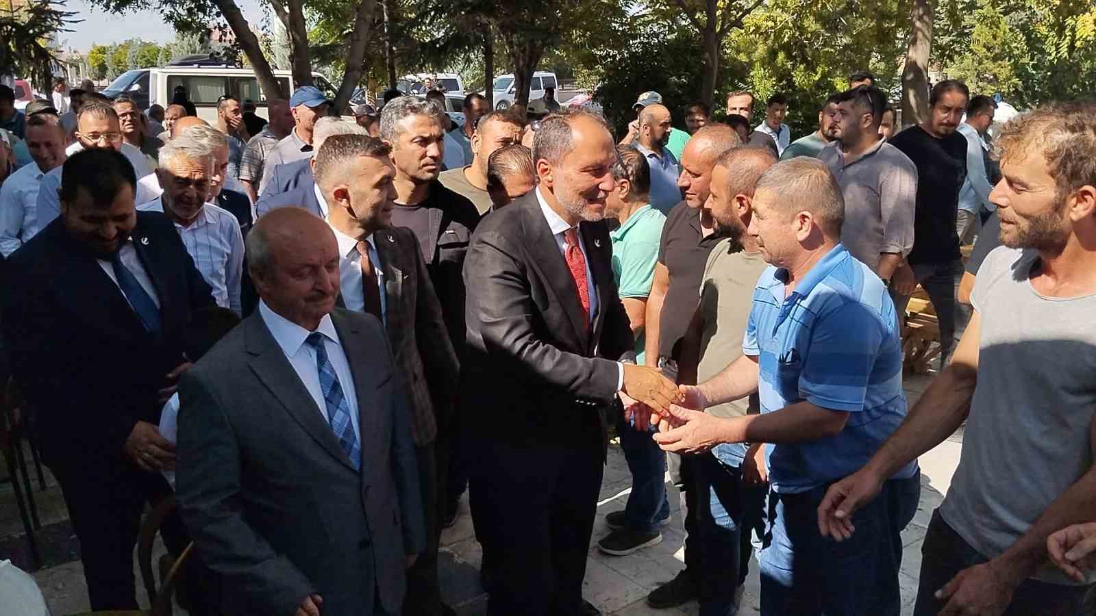 YENİDEN REFAH PARTİSİ GENEL BAŞKANI DR. FATİH ERBAKAN’IN YAPTIĞI KONUŞMADA