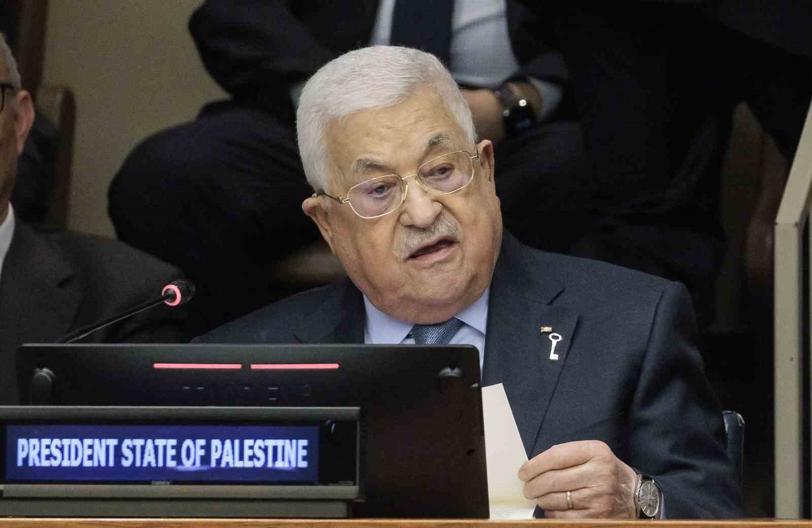 Filistin Devlet Başkanı Mahmud Abbas, Hamas Siyasi Büro Başkanı İsmail