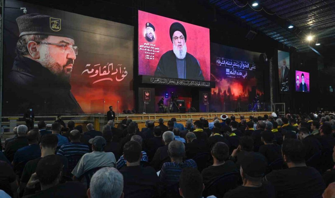 Hizbullah Lideri Hasan Nasrallah, “İsrail tehlikesiyle başımızı kuma gömerek yüzleşemeyiz,