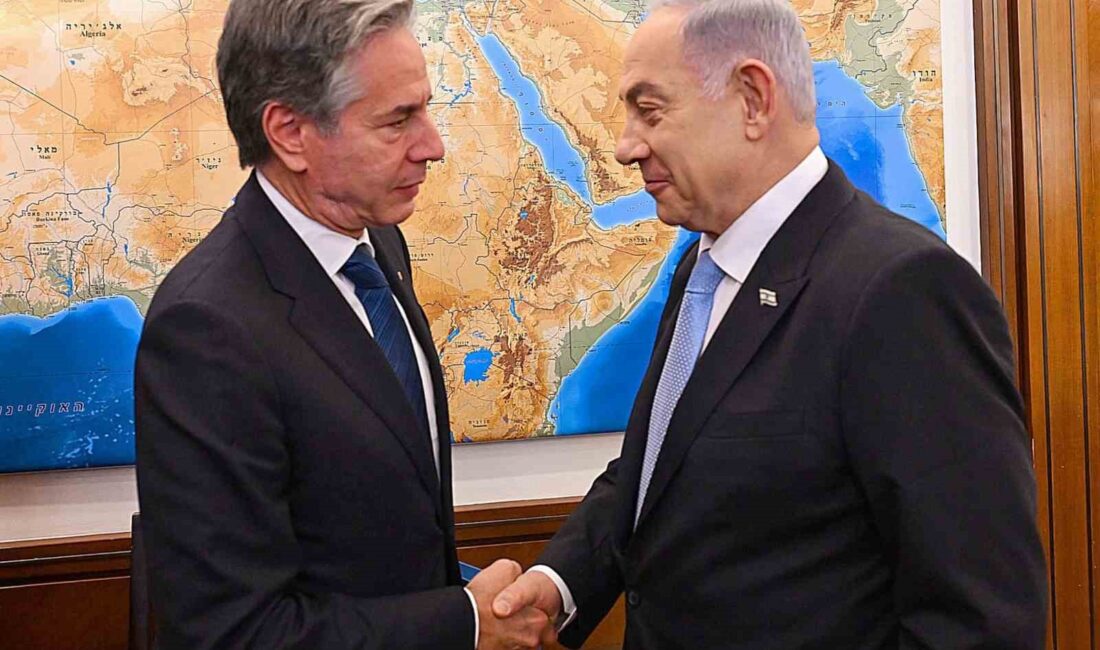 ABD Dışişleri Bakanı Antony Blinken, Kudüs’te İsrail Başbakanı Binyamin Netanyahu