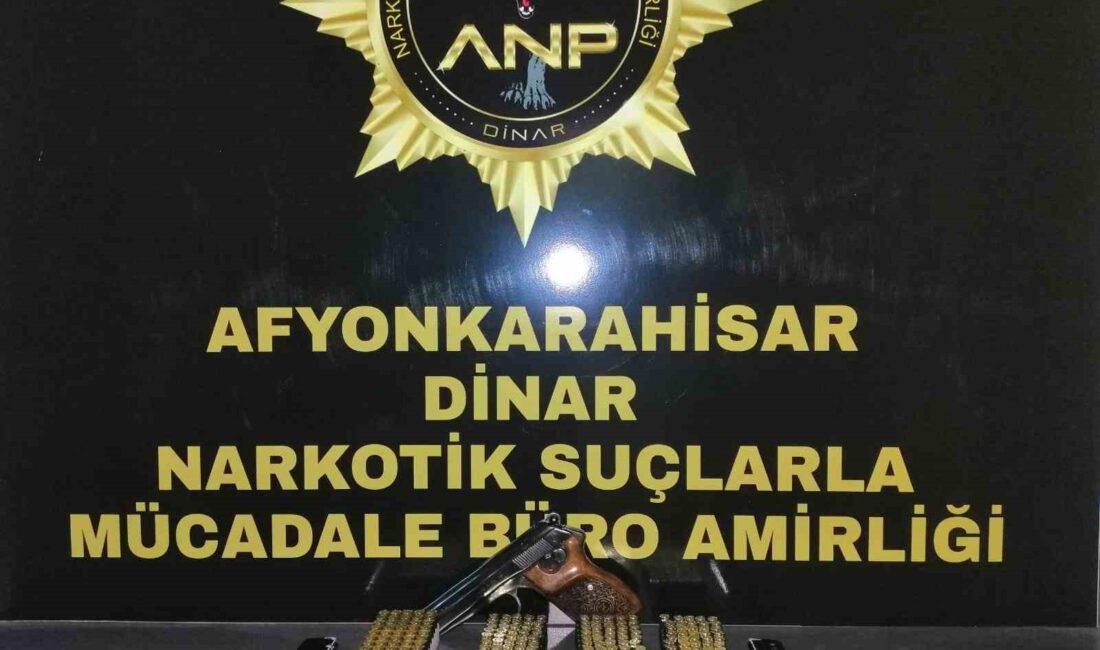 Afyonkarahisar’da ormanlık alanlar birlikte evine kenevir eken bir şahıs polisin