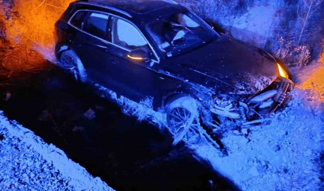 Afyonkarahisar’da kontrolden çıkarak şarampole giren otomobilde 5 kişi yaralandı. Kaza,
