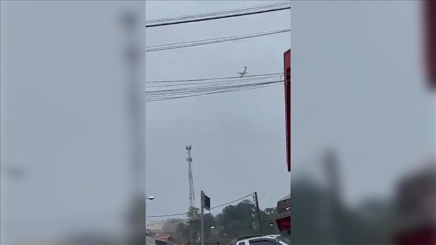 Brezilya’da 58 yolcu ve 4 kişilik mürettebat taşıyan uçak Sao