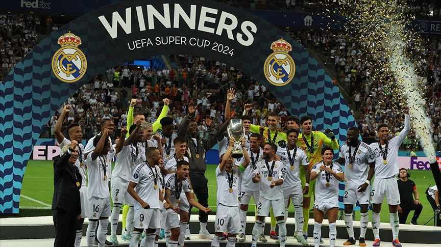 Real Madrid, Atalanta’yı 2-0 mağlup ederek UEFA Süper Kupa’nın sahibi