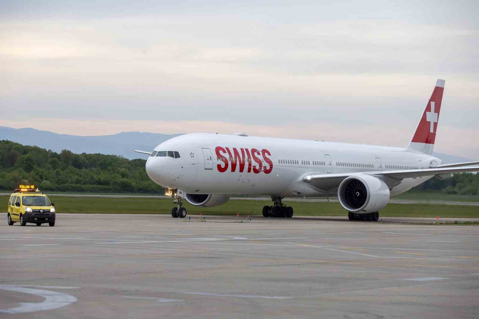 İsviçre Uluslararası Hava Yolları’na ait Tokyo-Zürih seferini yapan Boeing 777