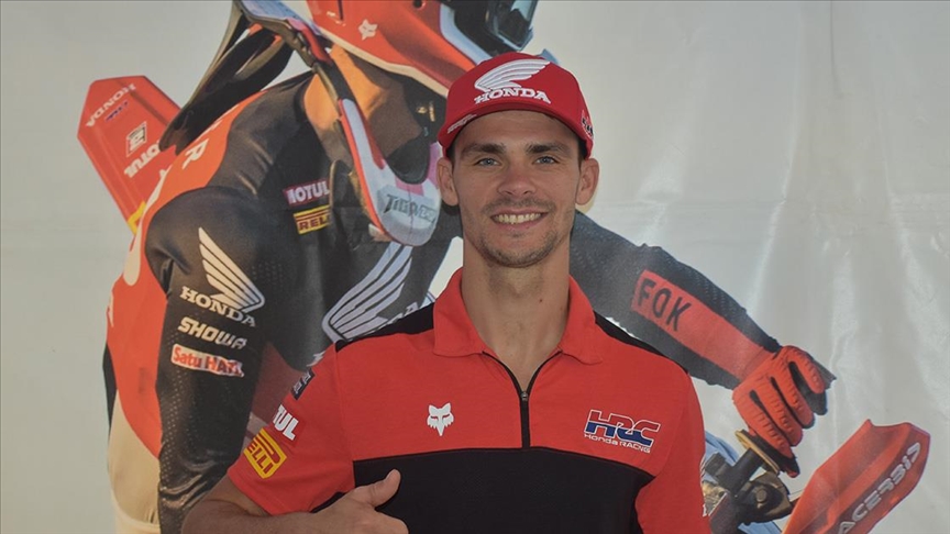Afyonkarahisar Motor Sporları Merkezi'nde düzenlenen Dünya Motokros Şampiyonası (MXGP) yarışı
