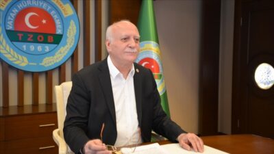 Türkiye Ziraat Odaları Birliği (TZOB) Genel Başkanı Şemsi Bayraktar, yaptığı
