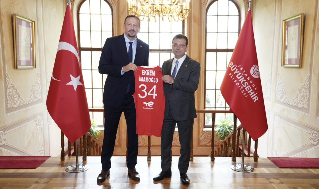 İstanbul Büyükşehir Belediye Başkanı Ekrem İmamoğlu, Türkiye Basketbol Federasyonu Başkanı
